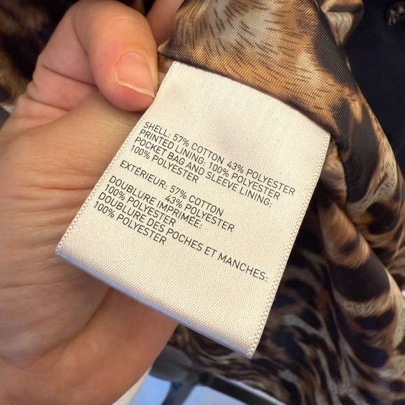 Laundry By Shelli Segal Blue Trench Coat size L - Picture 13 of 16